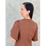 Vestido Tulipa Marrom