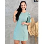 Vestido Tulipa Verde Menta