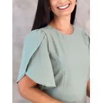 Vestido Tulipa Verde Menta