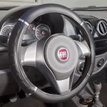 Capa de Volante Cromo Relevo - Preto