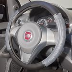 Capa de Volante Cromo Relevo - Cinza