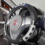 Capa de Volante Gladiador com Massageador - Cinza