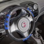 Capa de Volante Gladiador com Massageador - Azul