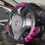 Capa de Volante Gladiador com Massageador - Rosa