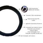 Capa de Volante Personalizado Fiat - Preto