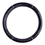 Capa de Volante Couro Novat Sprinter - Preto com Cinza - 42cm