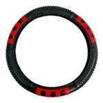 Capa de Volante Gladiador com Massageador - Vermelho