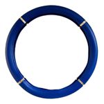 Capa de Volante Cromo Liso - Azul