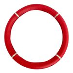 Capa de Volante Cromo Liso - Vermelho