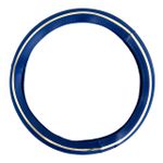 Capa de Volante Cromo Frontal - Azul