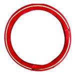 Capa de Volante Cromo Frontal - Vermelho