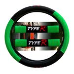 Kit Capa de Volante + Protetor de Cinto Typer - Verde