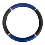 Capa de Volante Cromo Relevo - Azul