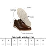Sapato Casual Bergamo Couro Legítimo Café + Brinde Exclusivo: Cinto