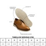 Sapato Casual Bergamo Couro Legítimo Caramelo + Brinde Exclusivo: Cinto