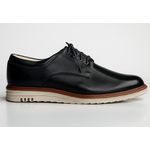 Sapato Casual Bergamo Couro Legítimo Preto