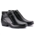 Bota Jungle Masculina Couro Velcro Preto