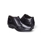 Bota Masculina Jungle Trançada - Couro Preto
