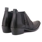 Bota Masculina Em Couro Cano Baixo Texas Estrivo Preta