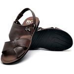 Sandália Masculina Couro Floater Café