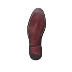 Sapato Social Matera - Derby em couro Café - Sola de couro 