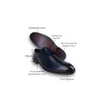 Sapato Social Em Couro Confort Derby Preto