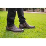 Bota Chelsea Masculina Cano Baixo Logan Café