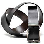Cinto Dupla Face Masculino Preto Marrom