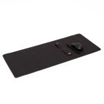 DeskPad executivo 100% em couro legítimo Preto 70x30 cts