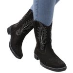Bota Texana Feminina Pena Marrom