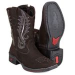 Bota Texana Feminina Pena Marrom