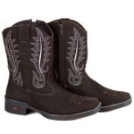 Bota Texana Feminina Pena Marrom