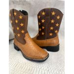 Bota Texana Feminina Estrela Caramelo