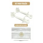 Assento Sanitário Oval Universal Almofadado com Efeito em Mármore Atlas Bege