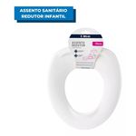Assento Redutor Infantil para Vaso Sanitário Universal Atlas Primafer - Branco