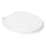 Assento Sanitário Universal em MDF Laqueado Formato Oval Atlas - Branco