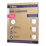 Assento Sanitário Universal em MDF Laqueado Formato Oval Atlas - Branco