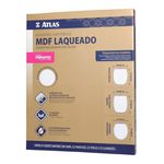 Assento Sanitário Atlas em MDF Laqueado Monte Carlo - Branco