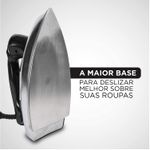 Ferro de Passar Roupas a Seco Black+Decker VFA 127V 1200W - Preto