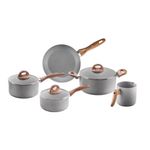 Conjunto Jogo de Panelas Antiaderente Brinox Ceramic Life Smart Plus - Gris