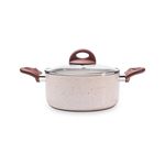 Conjunto de Panelas 4 Peças Brinox Vanilla Ceramic Life Smart Plus