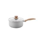 Jogo Conjunto de Panelas Brinox Antiaderente Ceramic Life 5 Peças Easy Gris