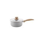Jogo Conjunto de Panelas Brinox Antiaderente Ceramic Life 5 Peças Easy Gris