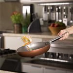 Conjunto Jogo de Panelas Antiaderente com 5 Peças Brinox Curry Marrom