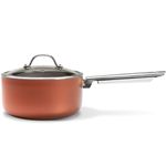 Conjunto Jogo de Panelas Antiaderente com 5 Peças Brinox Curry Marrom