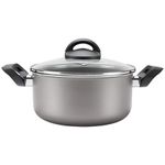 Conjunto de Panelas 7 Peças com Tampa de Vidro Chilli Cinza Brinox