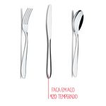 Faqueiro Brinox Bellagio 42 Peças em Aço Inoxidável Talheres para Todas Ocasiões