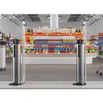 Torre Dispenser para Álcool Gel com Pedal Dercoline Brinox