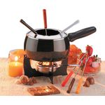 Kit Jogo Conjunto Para Fondue 10 Pecas Em Aço Inox Brinox