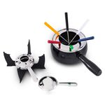 Kit Jogo Conjunto Para Fondue 10 Pecas Em Aço Inox Brinox
